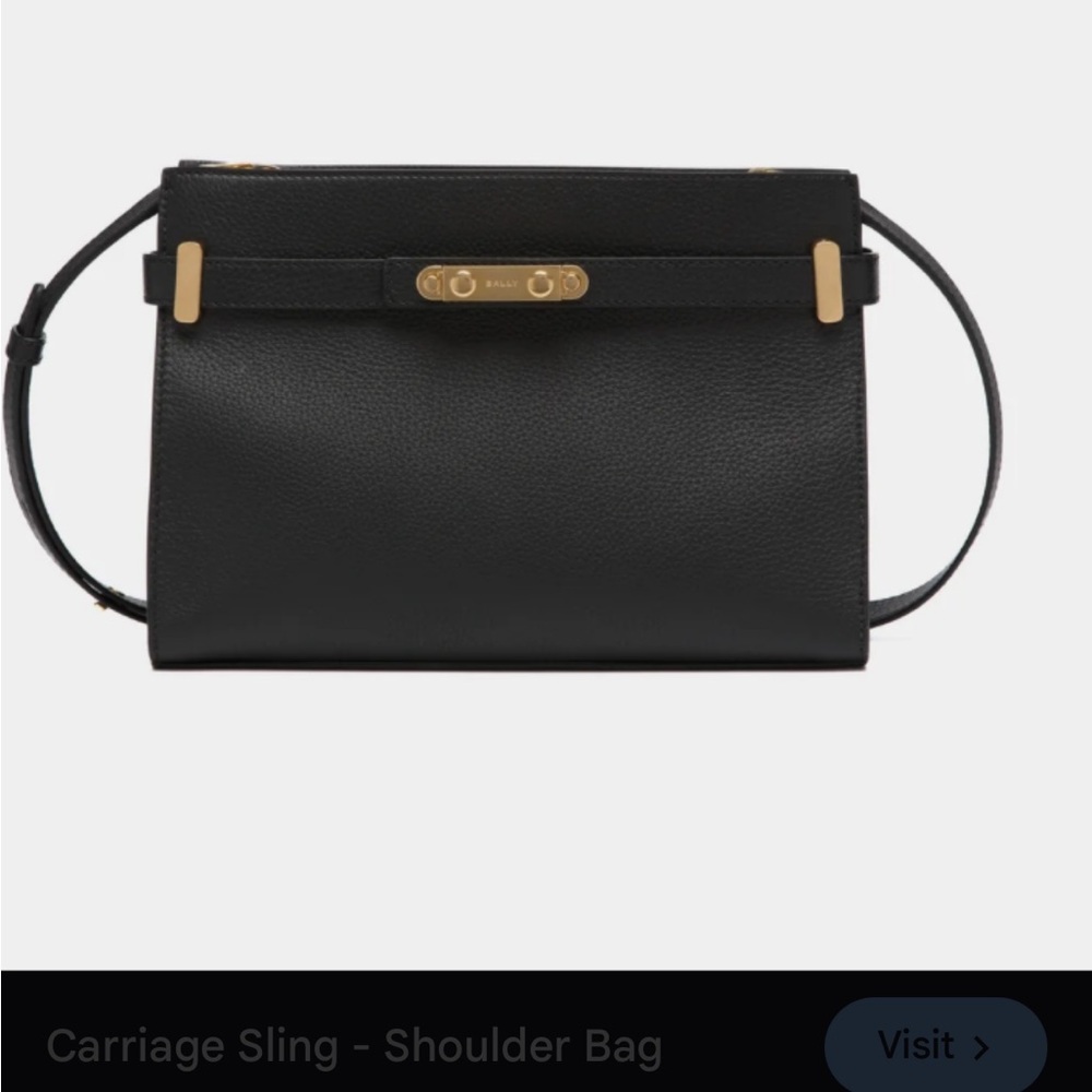 Bally carriage sling purse
